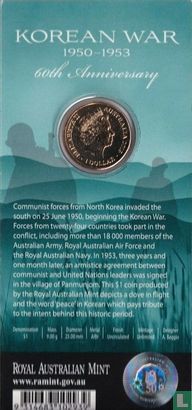Australië 1 dollar 2013 (folder) "60th anniversary of the Korean War" - Afbeelding 2