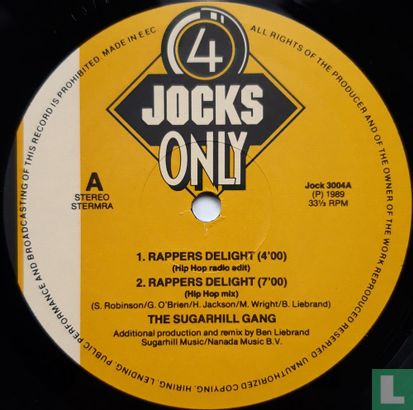 Rappers Delight (Hip Hop Remix '89) - Afbeelding 3
