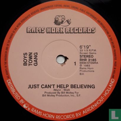 Just Can't Help Believing - Afbeelding 3