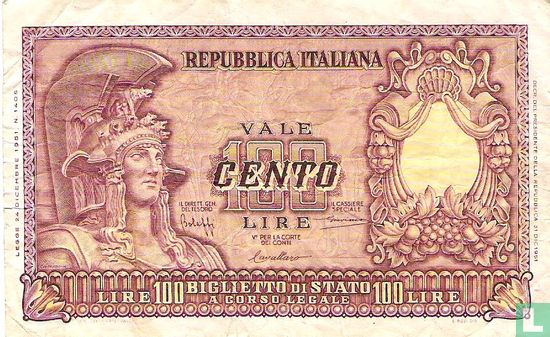 Italien 100 Lira - Bild 1
