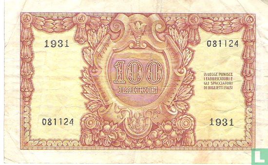 Italien 100 Lira - Bild 2