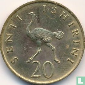 Tanzania 20 senti 1966 - Afbeelding 2