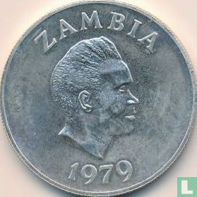 Zambia 5 kwacha 1979 "Kafue lechwe" - Afbeelding 1