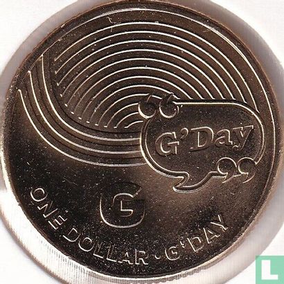 Australië 1 dollar 2019 "G - G'Day" - Afbeelding 2