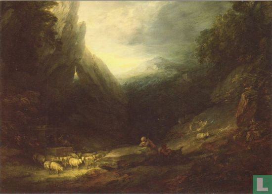 Romantic Landscape, with Sheep at a Spring, c.1783 - Bild 1