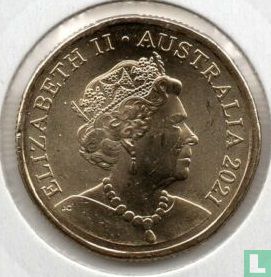 Australie 1 dollar 2021 "W - Witchetty grub" - Image 1