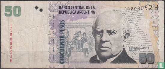 Argentine 50 Pesos (MM del Pont, Dominguez) - Image 1