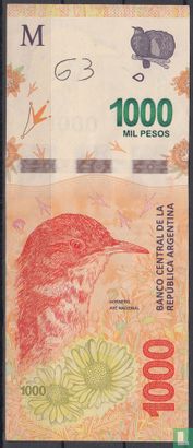 Argentina 1000 Pesos (Pesce, Massa) - Image 1