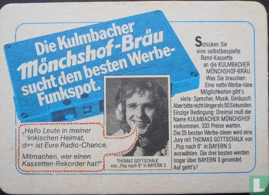 Die Kulmbacher Mönchshof-Bräu sucht den besten Werbe-Funkspot - Afbeelding 1