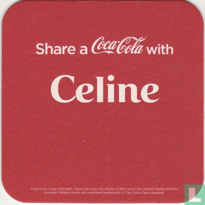 Share a Coca-Cola with Celine/Michelle - Afbeelding 1