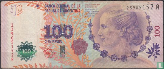 Argentinien 100 Pesos (Fàbrega, Boudou) - Bild 1