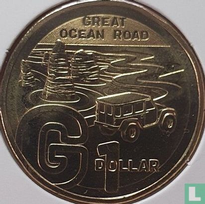 Australië 1 dollar 2022 "G - Great ocean road" - Afbeelding 2
