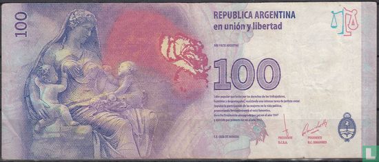 Argentinien 100 Pesos (F.sturzenegger, Gabriela Mitchetti) - Bild 2