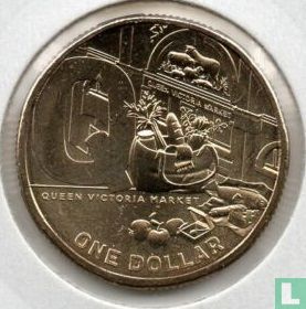 Australië 1 dollar 2021 "Q - Queen Victoria market" - Afbeelding 2