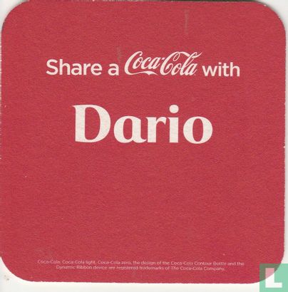  Share a Coca-Cola with Dario/ Nicolas - Afbeelding 1
