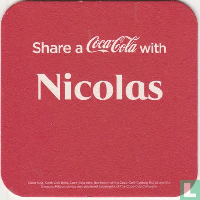  Share a Coca-Cola with Dario/ Nicolas - Afbeelding 2