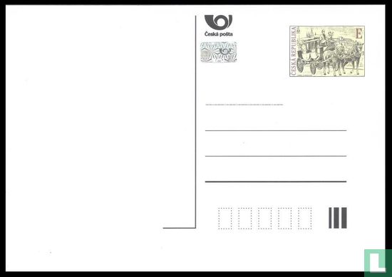Postkoets op de Karelsbrug (XII) - Afbeelding 1