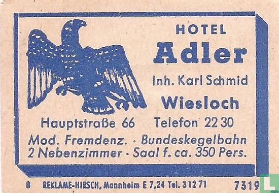 Hotel Adler - Karl Schmid