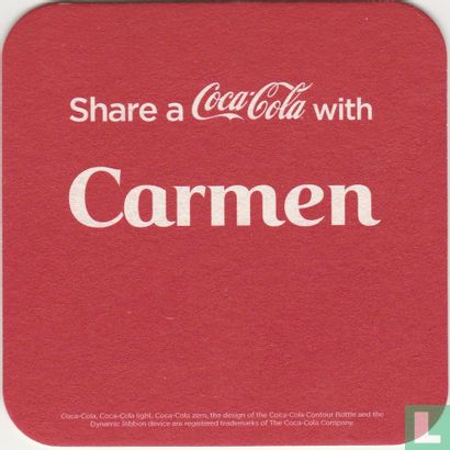  Share a Coca-Cola with Carmen/Martina - Afbeelding 1