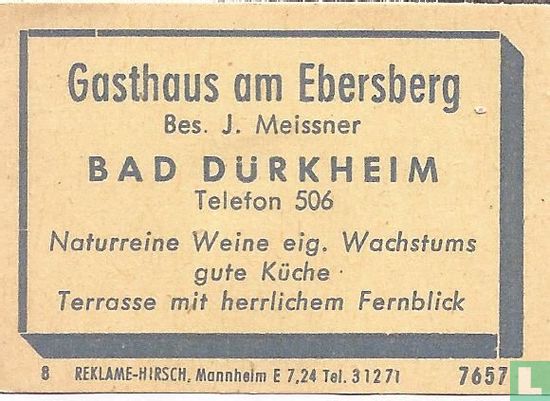 Gasthaus am Ebersberg - J.Meissner