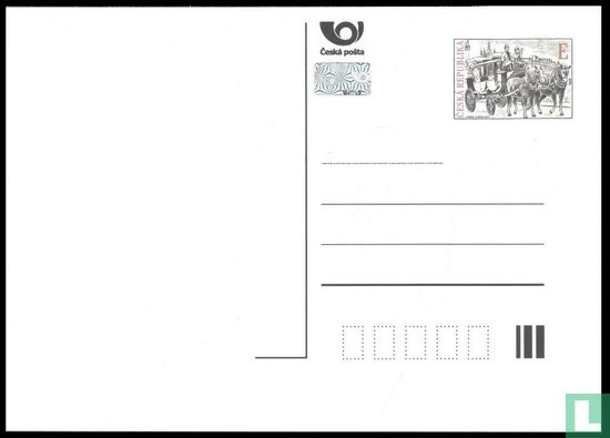 Postkoets op de Karelsbrug (X) - Afbeelding 1