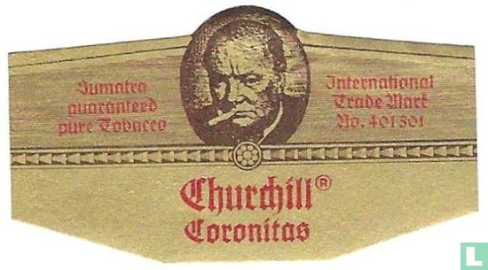 Churchill Coronitas - Sumatra Guaranteed Pure Tobacco - International Trade Mark no.401 301 - Afbeelding 1