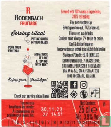 Rodenbach Fruitage  - Afbeelding 2