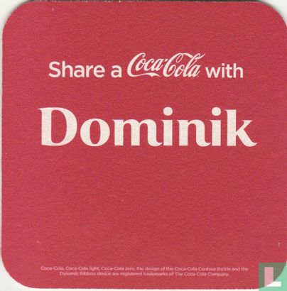  Share a Coca-Cola with Dominik/Pascal - Afbeelding 1