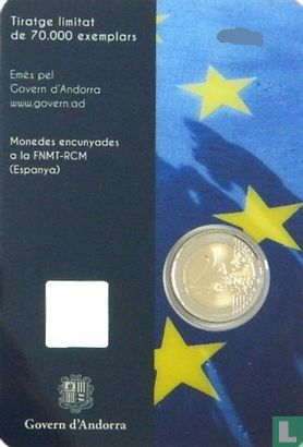 Andorra 2 euro 2022 (coincard - Govern d'Andorra) "10 years of currency agreement between Andorra and the EU" - Afbeelding 2