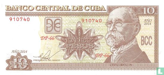 Cuba 10 pesos 2014 - Afbeelding 1