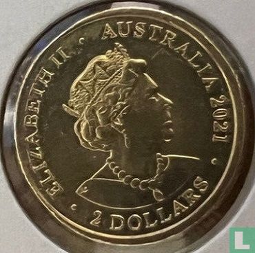 Australië 2 dollars 2021 "50th anniversary of the Aboriginal flag" - Afbeelding 1