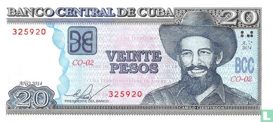 Kuba 20 Pesos 2014 - Bild 1
