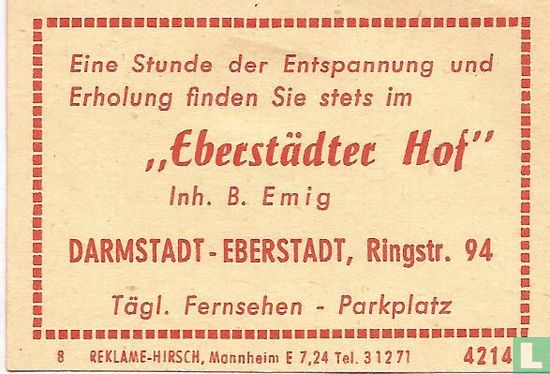Eberstädter Hof - B.Emig
