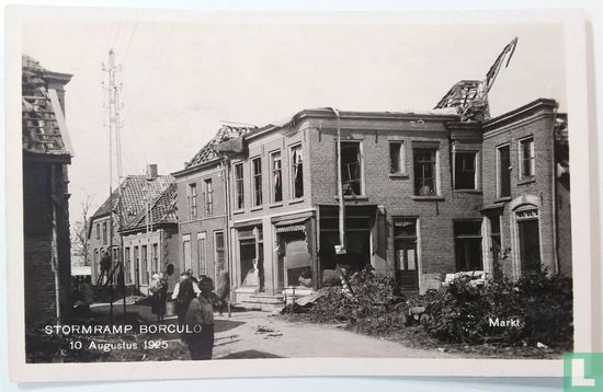 Stormramp 10 aug.1925, Markt - Image 1