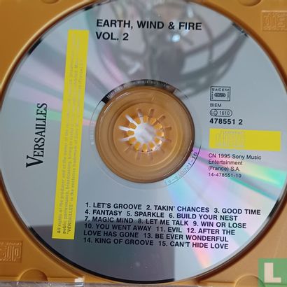 Earth, Wind & Fire vol. 2 - Afbeelding 3