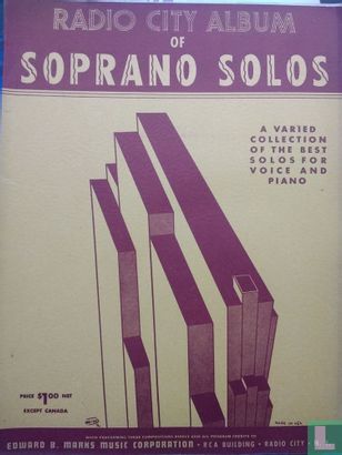 Radio City Album of Soprano Solos - Afbeelding 1