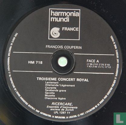 Troisième Concert Royal/Trois Sonates - Image 3