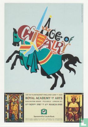 The Age of Chivalry: Art in Plantagenet England 1200-1400 : Exhibition Poster, 1987 - Image 1
