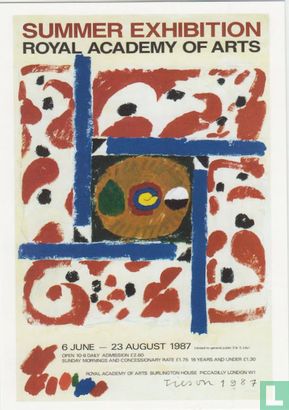 Royal Academy Summer : Exhibition Poster, 1987 - Afbeelding 1