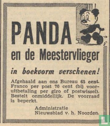 Panda en de Meester-vlieger  Advertenties - Image 2