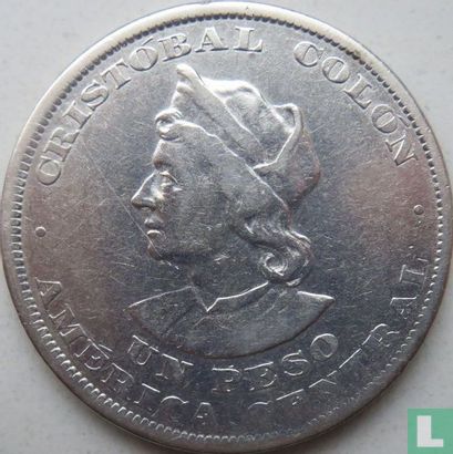 El Salvador 1 peso 1894 - Image 2