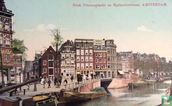  Hoek Prinsengracht en Egelantierstraat - Amsterdam - Afbeelding 1