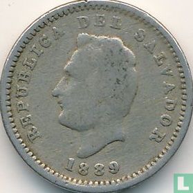 El Salvador 1 centavo 1889 - Image 1
