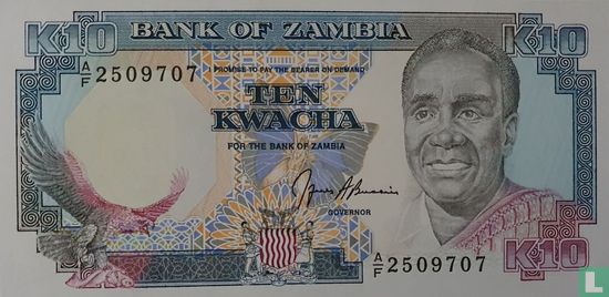 Zambia 10 Kwacha - Afbeelding 1
