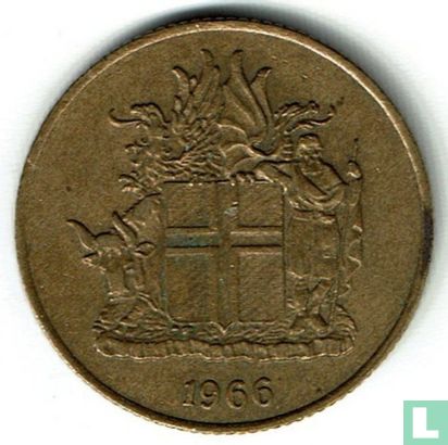 Islande 1 króna 1966 - Image 1