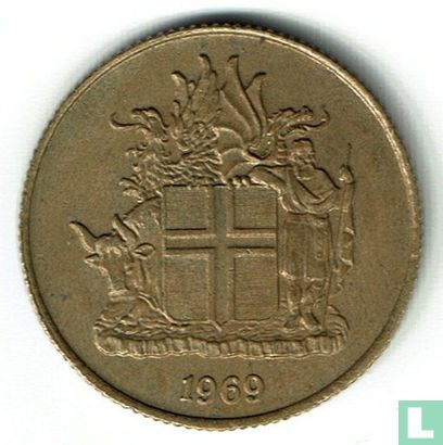 Iceland 1 króna 1969 - Image 1