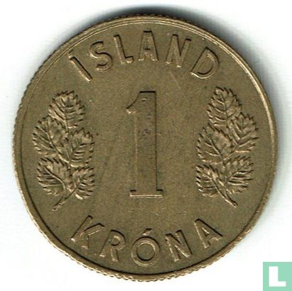 Iceland 1 króna 1969 - Image 2