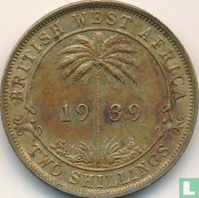 Afrique de l'Ouest britannique 2 shillings 1939 (H) - Image 1