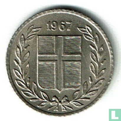 Islande 10 aurar 1967 - Image 1