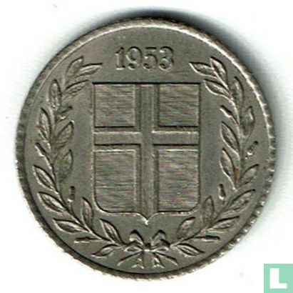 IJsland 10 aurar 1953 - Afbeelding 1